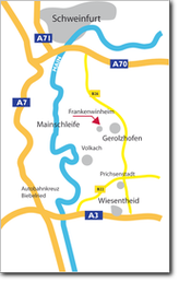 Karte Frankenwinheim